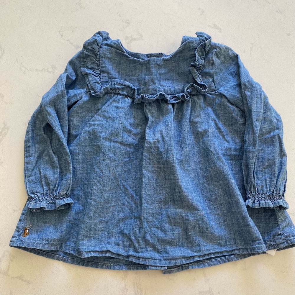 Ralph Lauren Chambray Long-sleeve Top